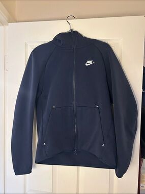Nike Men’s Navy Tech Fleece Zip-Up